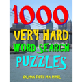 1000 Very Hard Word Search Puzzles: Fun Way to Improve Your IQ - Paperback
