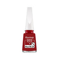 Flormar Bordeaux Scream Nail Polish: High Pigment, Long Lasting, Chip Resistant - Intense Red Nail Color for Healthy, Glossy Nails