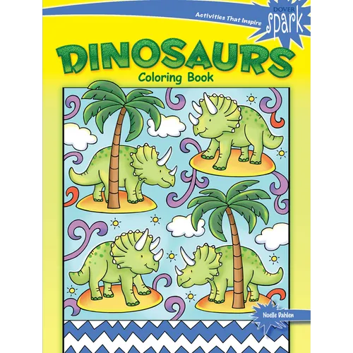 Spark Dinosaurs Coloring Book - Paperback