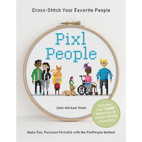 Pixlpeople: Cross-Stitch Your Favorite People - Hardcover