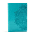 KJV Large Print Personal Size Reference Bible, Teal Leathertouch - Imitation Leather