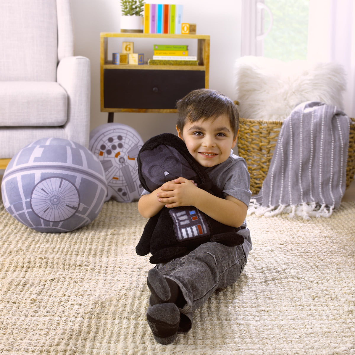 Darth Vader Black Super Soft Character Shaped Toddler Blanket