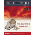 Precepts For Life Study Companion: Return to Me (Jeremiah Part 1) - Paperback