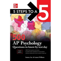 5 Steps to a 5: 500 AP Psychology Questions to Know by Test Day, Third Edition - Paperback