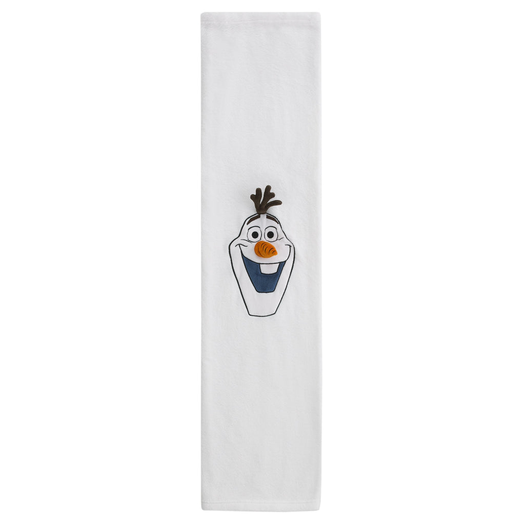 Disney Frozen Winter Cheer White, Orange, Brown Olaf Character Shaped Blanket