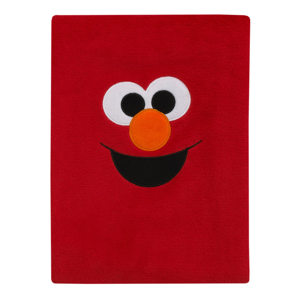 Come and Play Red Elmo Super Soft Character Shaped Toddler Blanket