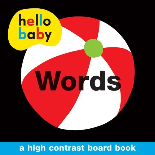 Hello Baby: Words: A High-Contrast Board Book - Board Book