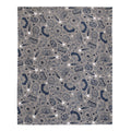 Star Wars Welcome to the Galaxy Navy and Gray Princess Leia, R2-D2, Chewbacca, and C-3PO Super Soft Toddler Blanket
