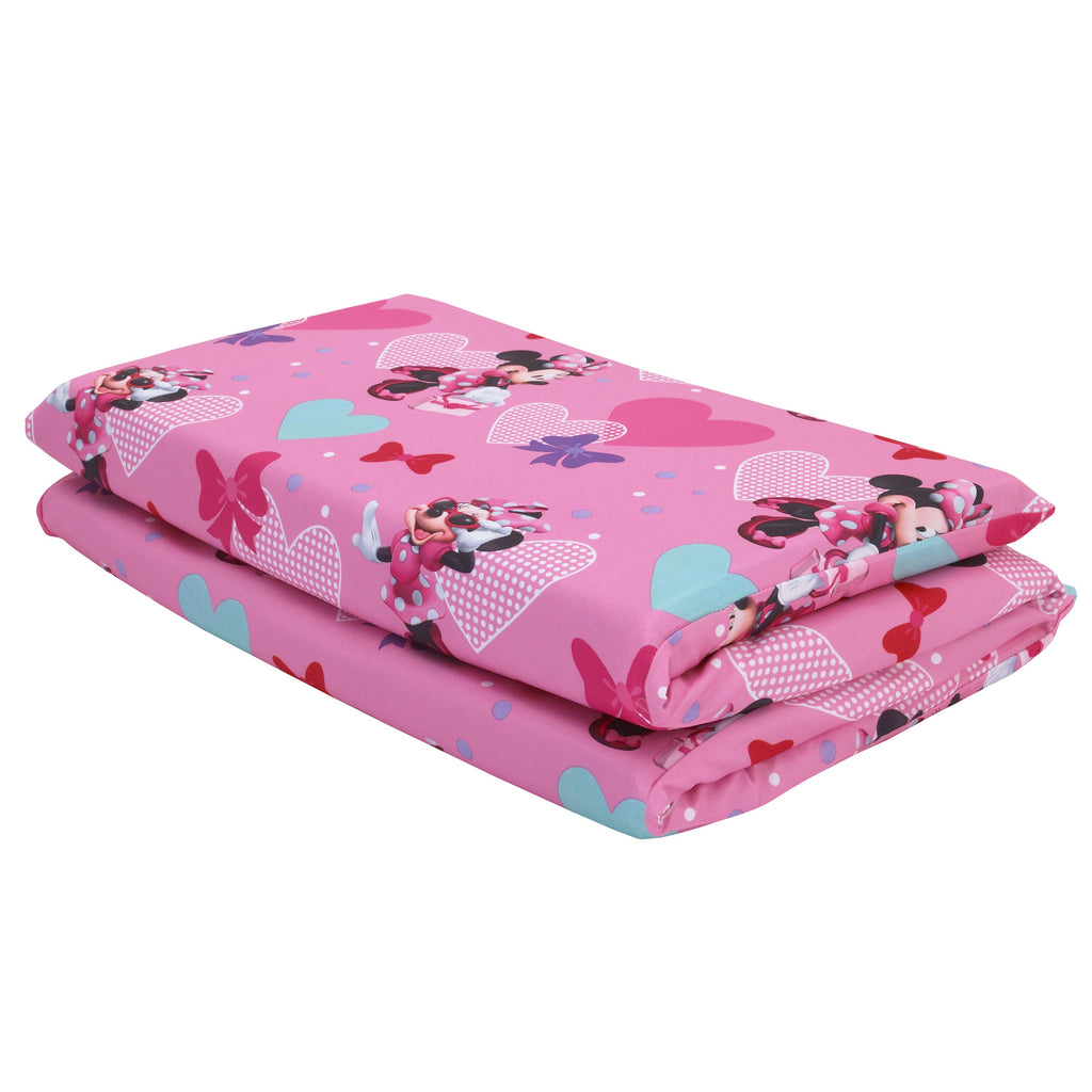 Minnie Mouse Preschool Nap Pad Sheet in Pink