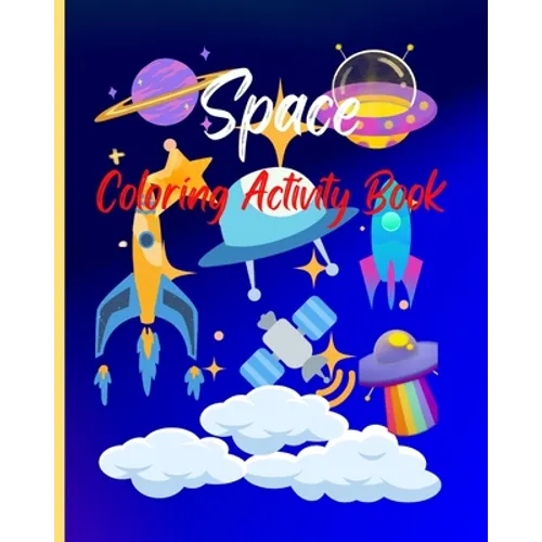 Space Coloring Activity Book - Paperback