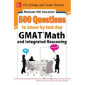 McGraw-Hill Education 500 GMAT Math and Integrated Reasoning Questions to Know by Test Day - Paperback