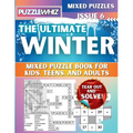 The Ultimate Winter Mixed Puzzle Book for Kids, Teens, and Adults: 16 Types of Engaging Variety Puzzles: Word Search and Math Puzzles (Issue 6) - Paperback