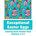 Exceptional Easter Eggs Coloring Book Double Pack (Volumes 1 & 2) - Paperback