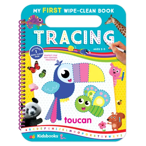 My First Wipe Clean Book: Tracing - Spiral