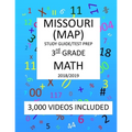3th Grade MISSOURI MAP, 2019 MATH, Test Prep: : 3rdh Grade MISSOURI ASSESSMENT PROGRAM TEST 2019 MATH Test Prep/Study Guide - Paperback