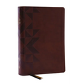 Nkjv, the Bible Study Bible, Leathersoft, Brown, Comfort Print: A Study Guide for Every Chapter of the Bible - Imitation Leather