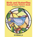 Birds and Butterflies Stained Glass Pattern Book - Paperback