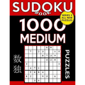 Sudoku Book 1,000 Medium Puzzles: Sudoku Puzzle Book With Only One Level of Difficulty - Paperback