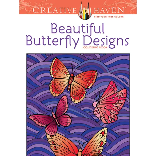 Beautiful Butterfly Designs Coloring Book - Paperback
