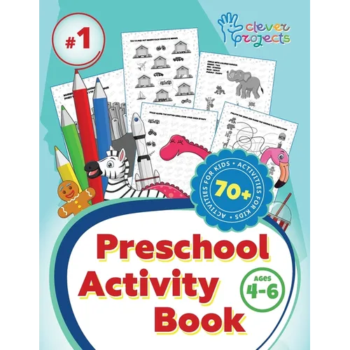 Preschool Activity Book for Kids 4-6 Years Old: Activity Book for Kids - Paperback