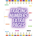 Tracing Numbers Extra Pages - Paperback