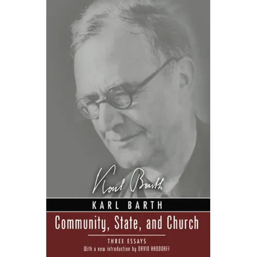 Community, State, and Church - Paperback