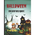 Halloween coloring book for kids: Age 4-8 - Paperback