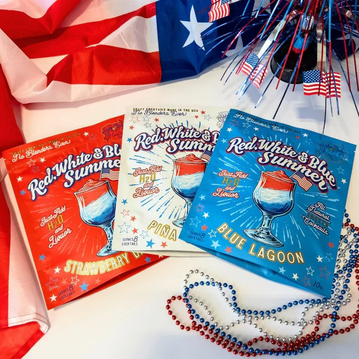 Red, White & Blue Frozen Cocktail Mix | Noble Mick's