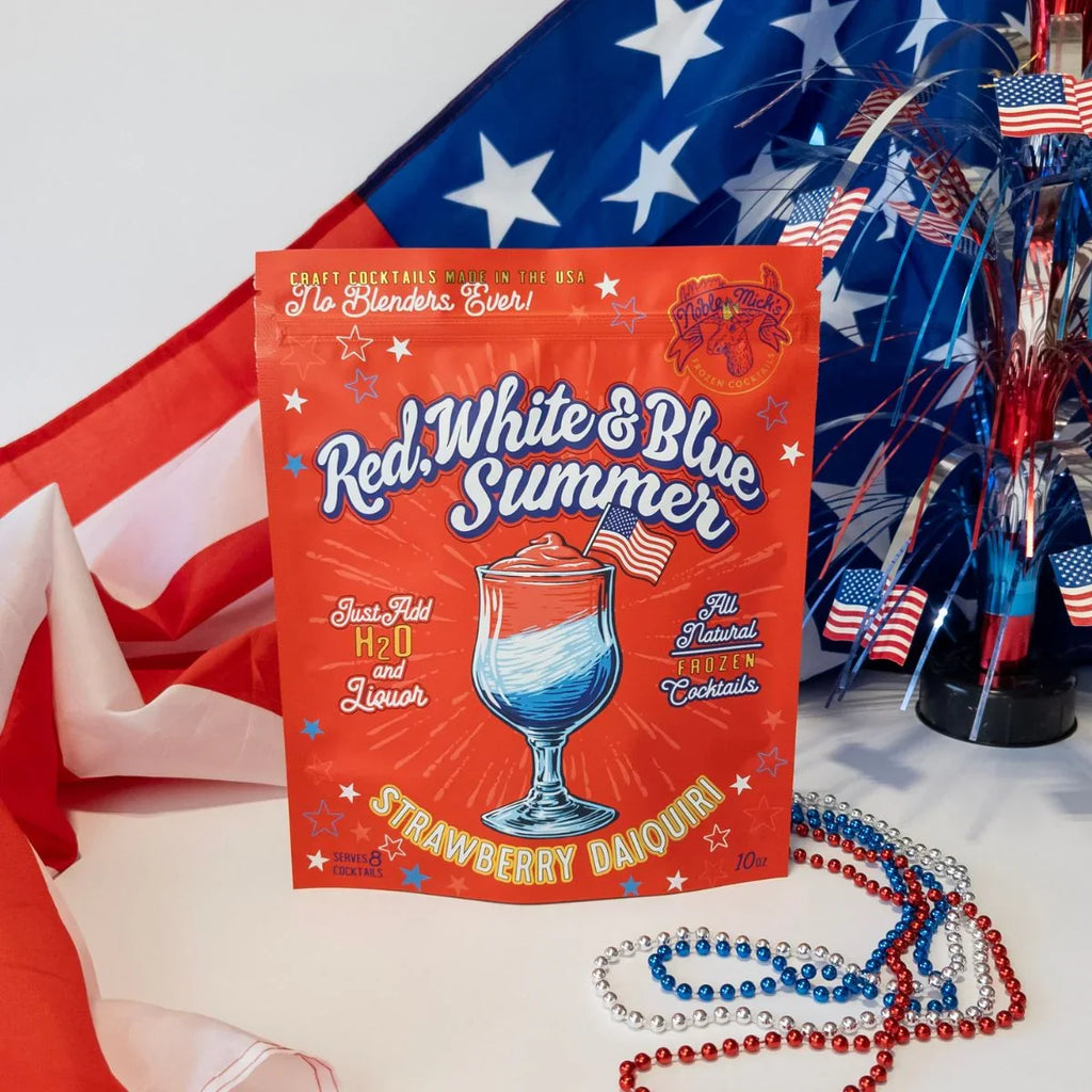 Red, White & Blue Frozen Cocktail Mix | Noble Mick's