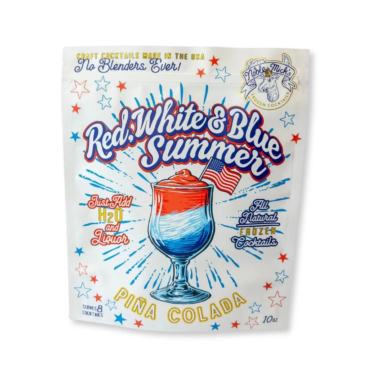 Red, White & Blue Frozen Cocktail Mix | Noble Mick's