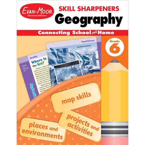 Skill Sharpeners: Geography, Grade 6 - Paperback