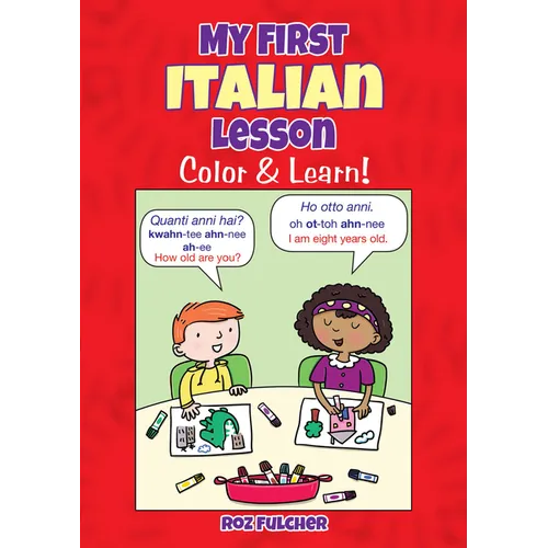 My First Italian Lesson: Color & Learn! - Paperback