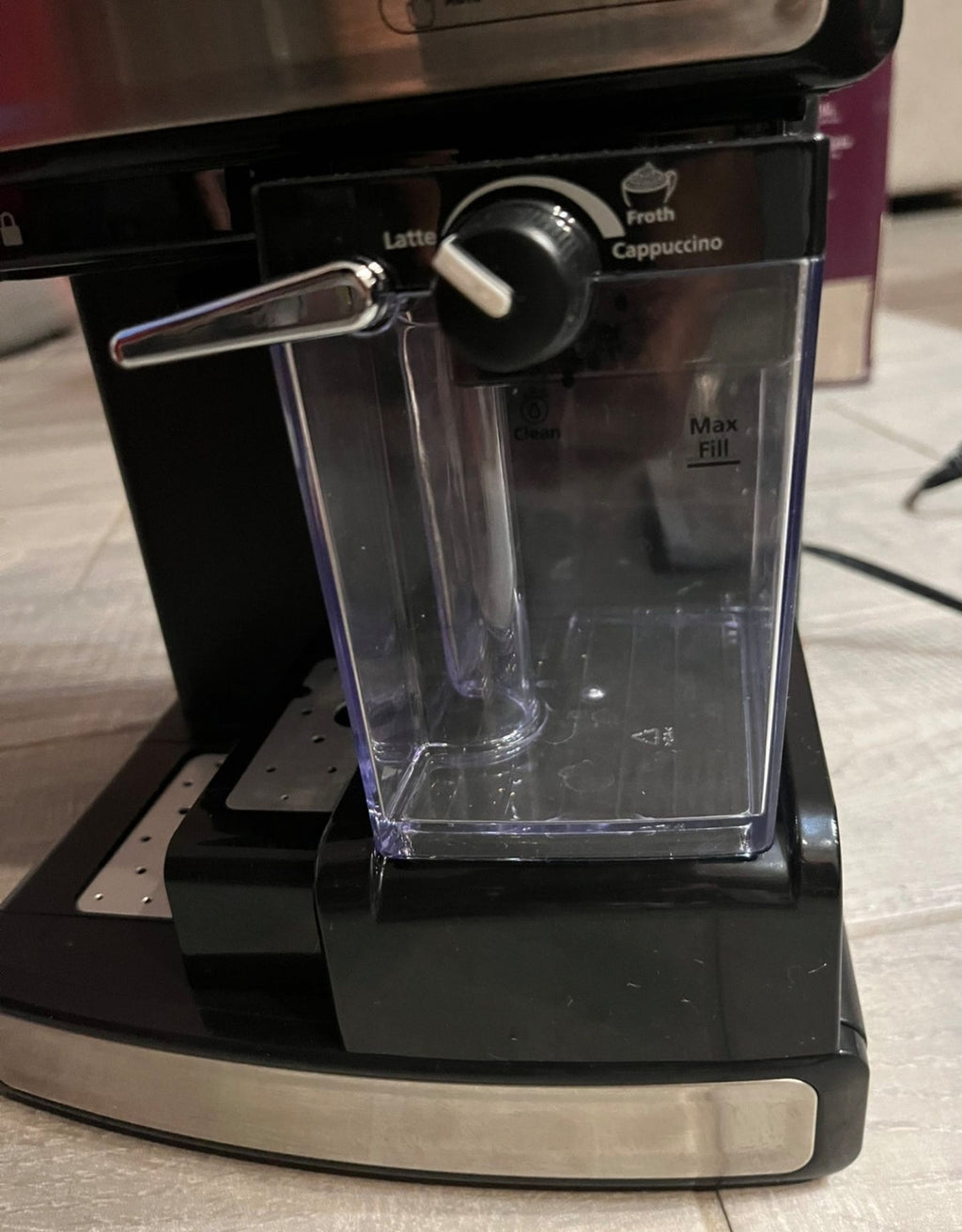 Used Mr. Coffee Espresso and Cappuccino Machine, Stainless Steel, Programmable Coffee Maker with Automatic Milk Frother, 15-Bar Pump, Ideal for Home B