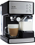 Used Mr. Coffee Espresso and Cappuccino Machine, Stainless Steel, Programmable Coffee Maker with Automatic Milk Frother, 15-Bar Pump, Ideal for Home B
