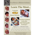 Excellence in Reborn ArtistryT: Learn the Most Reborn Coloring Techniques for Doll Kits + Soft Body Patterns - Paperback