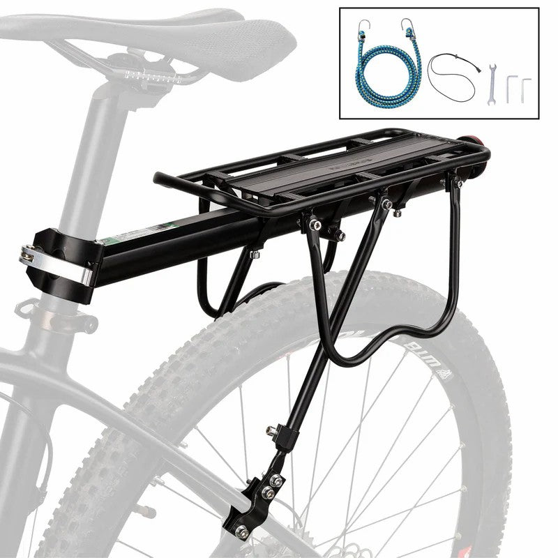 Seatpost Mounted Bike Rear Rack with Bolt-On Mount