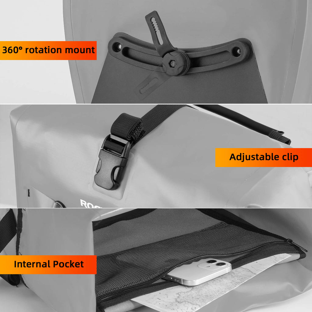 Fully Waterproof Bike Pannier Large Capacity