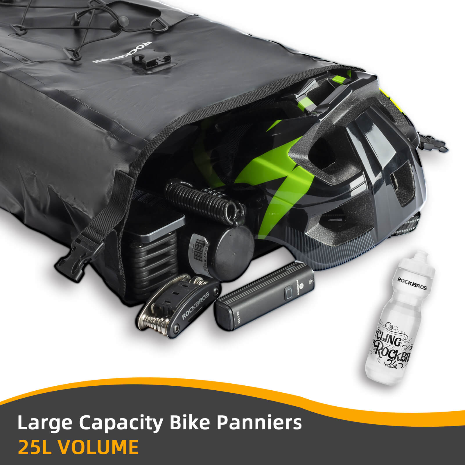 Fully Waterproof Bike Pannier Large Capacity