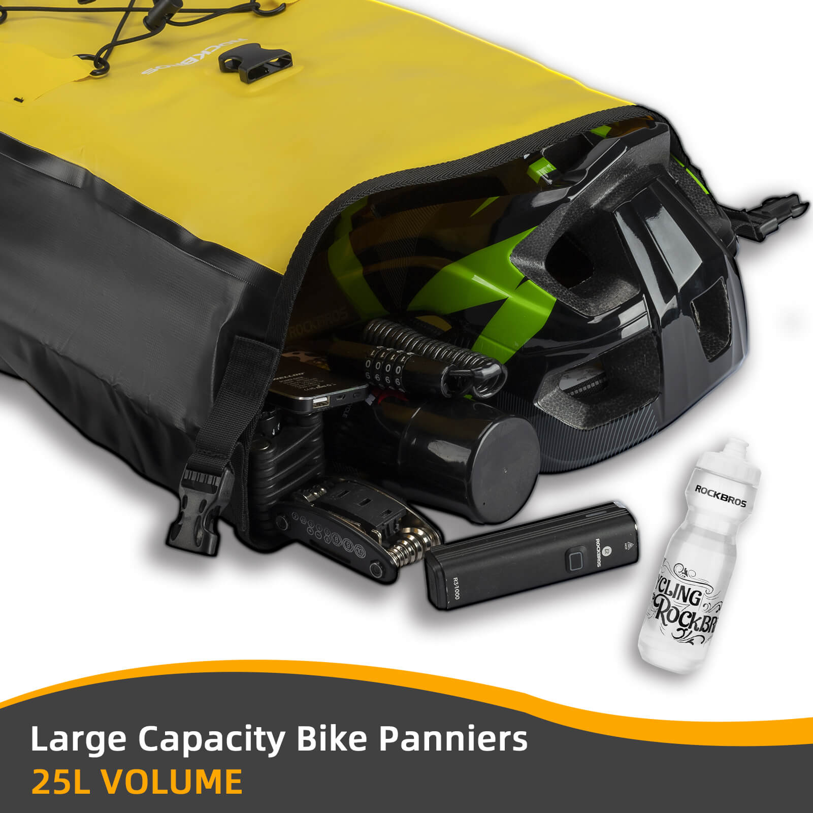 Fully Waterproof Bike Pannier Large Capacity