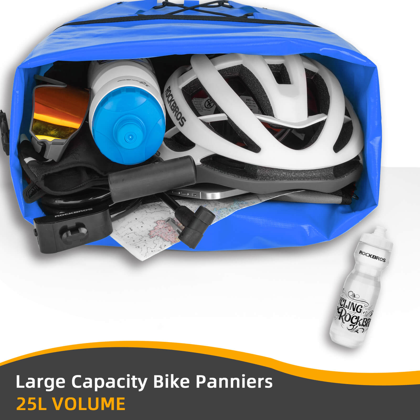 Fully Waterproof Bike Pannier Large Capacity