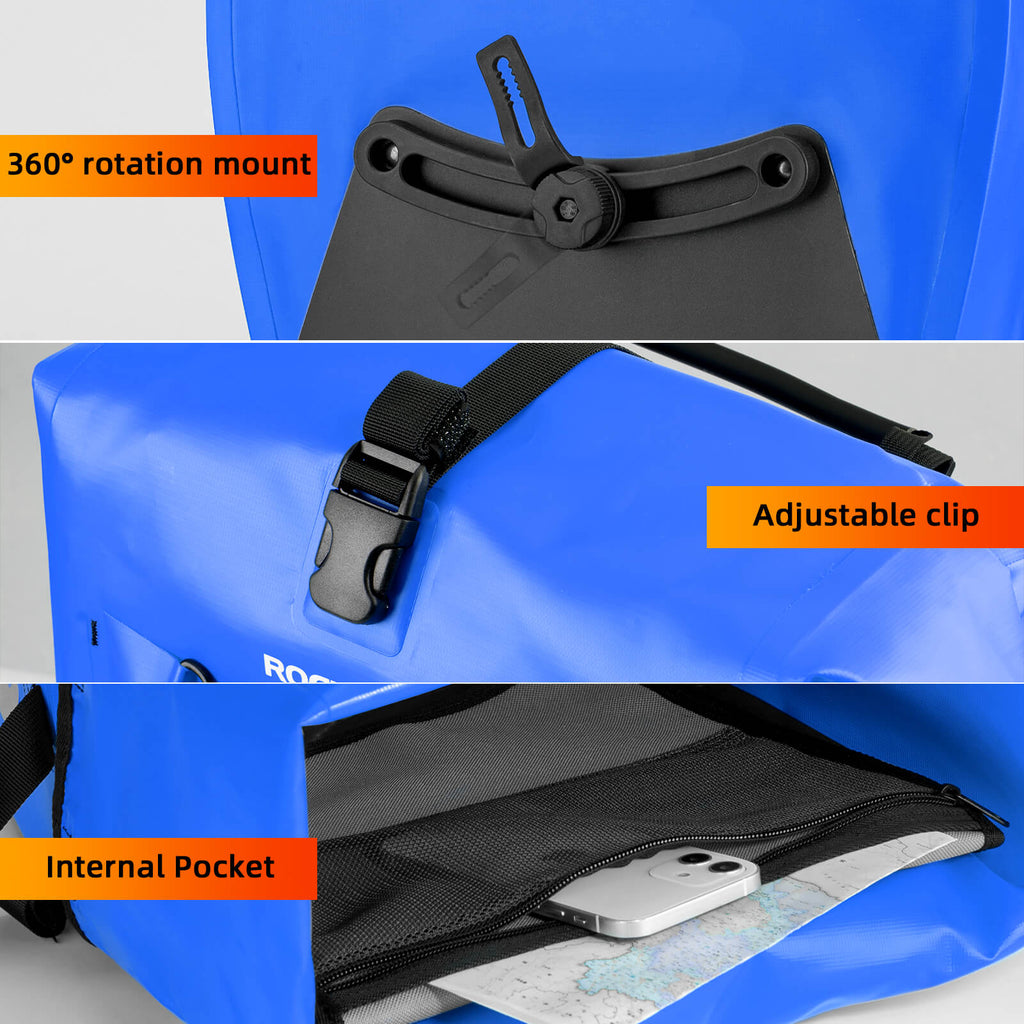 Fully Waterproof Bike Pannier Large Capacity