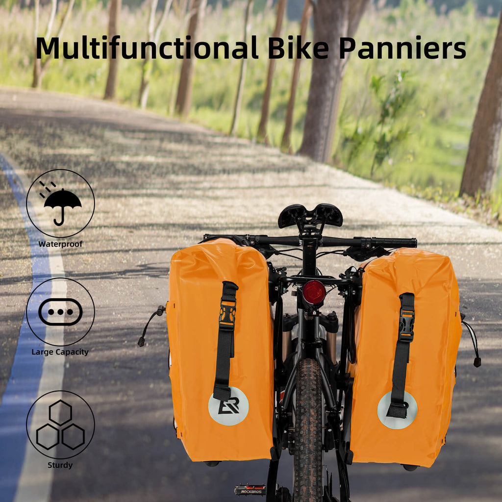 Fully Waterproof Bike Pannier Large Capacity