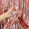 Rose Gold Fringe Curtain