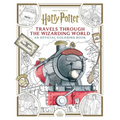 Harry Potter: Travels Through the Wizarding World: An Official Coloring Book - Paperback
