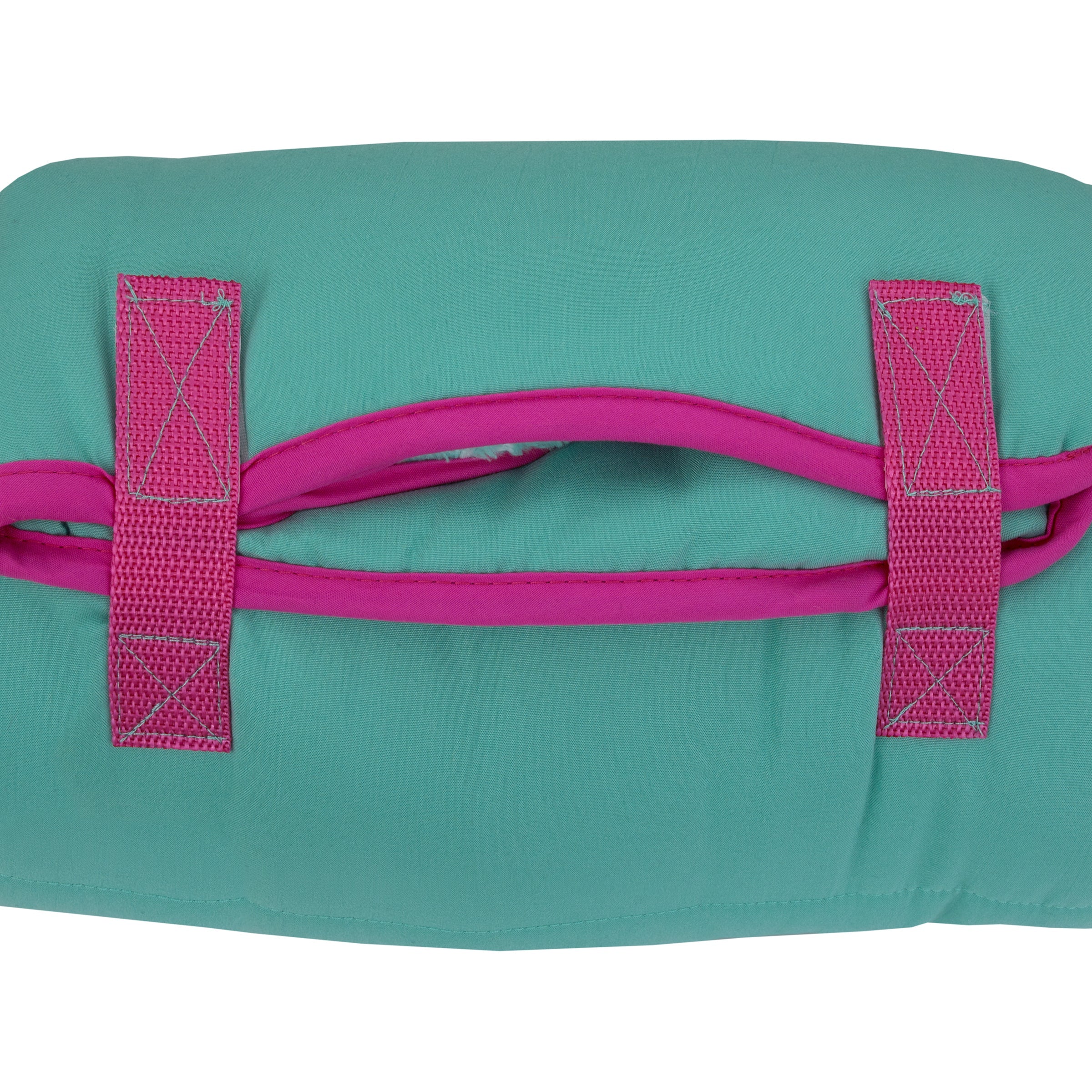 Disney Encanto Tropical Delight Turquoise, Pink, and Teal, Mirabel, Flowers, and Butterflies Toddler Nap Mat