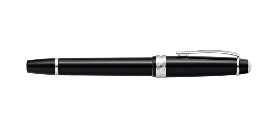 Bailey Light™ Polished Black Resin Medium Nib Fountain Pen