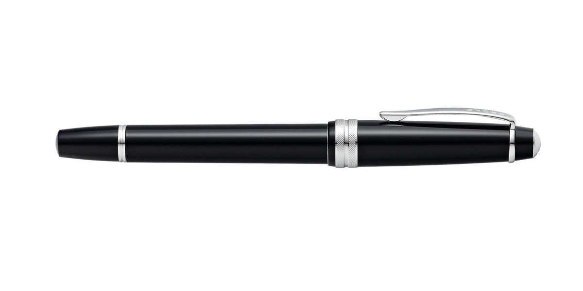 Bailey Light™ Polished Black Resin Medium Nib Fountain Pen