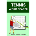 Tennis Word Search: Puzzle Book for Adults and Teens with 20 Games and Solutions - Paperback