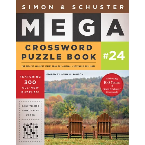 Simon & Schuster Mega Crossword Puzzle Book #24 - Paperback
