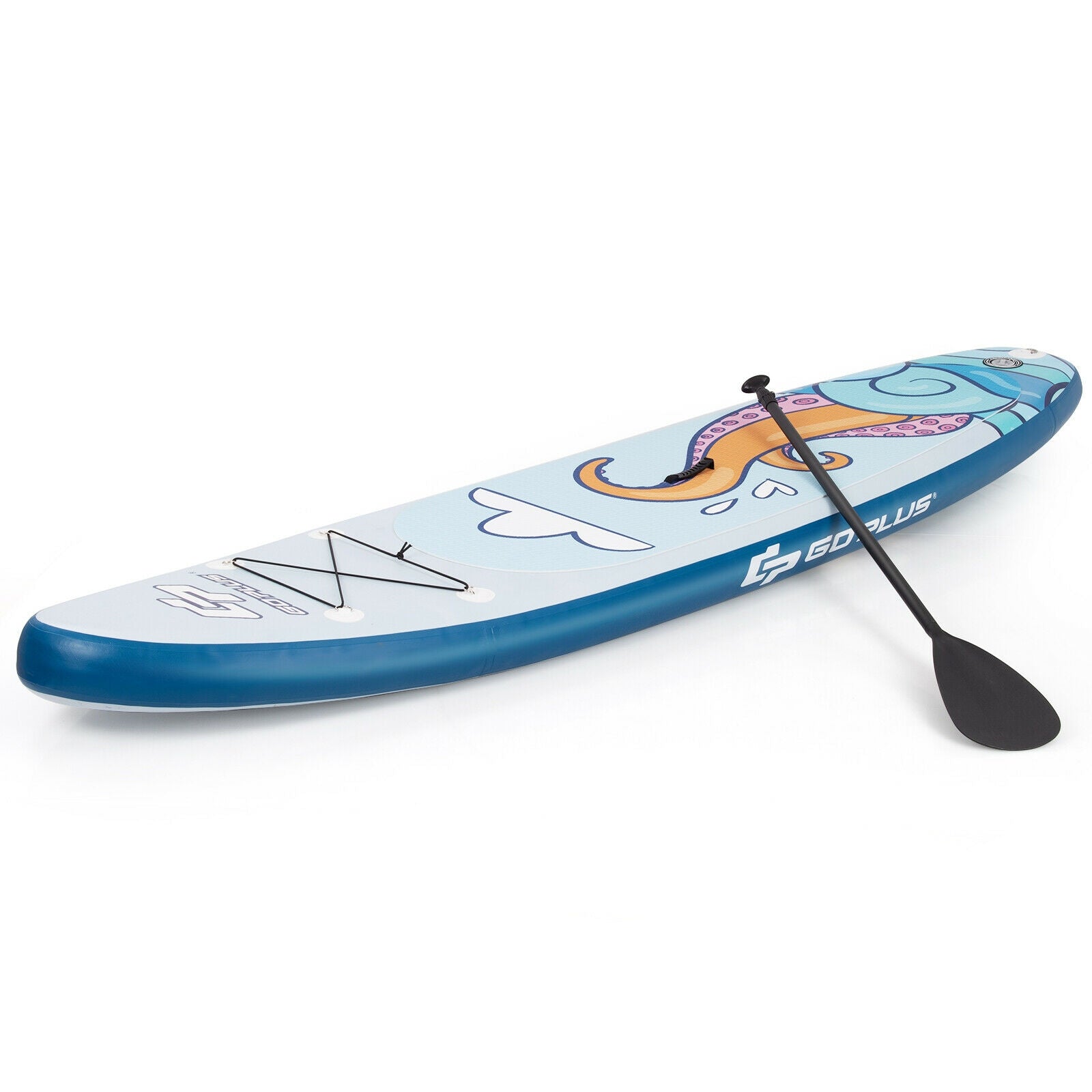 11 ft Inflatable Stand Up Paddle Board Surfboard with Aluminum Paddle Pump